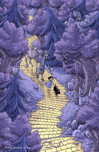 Illustration for article titled These Stunning Illustrations Restore Awe And Wonder To The Wizard Of Oz